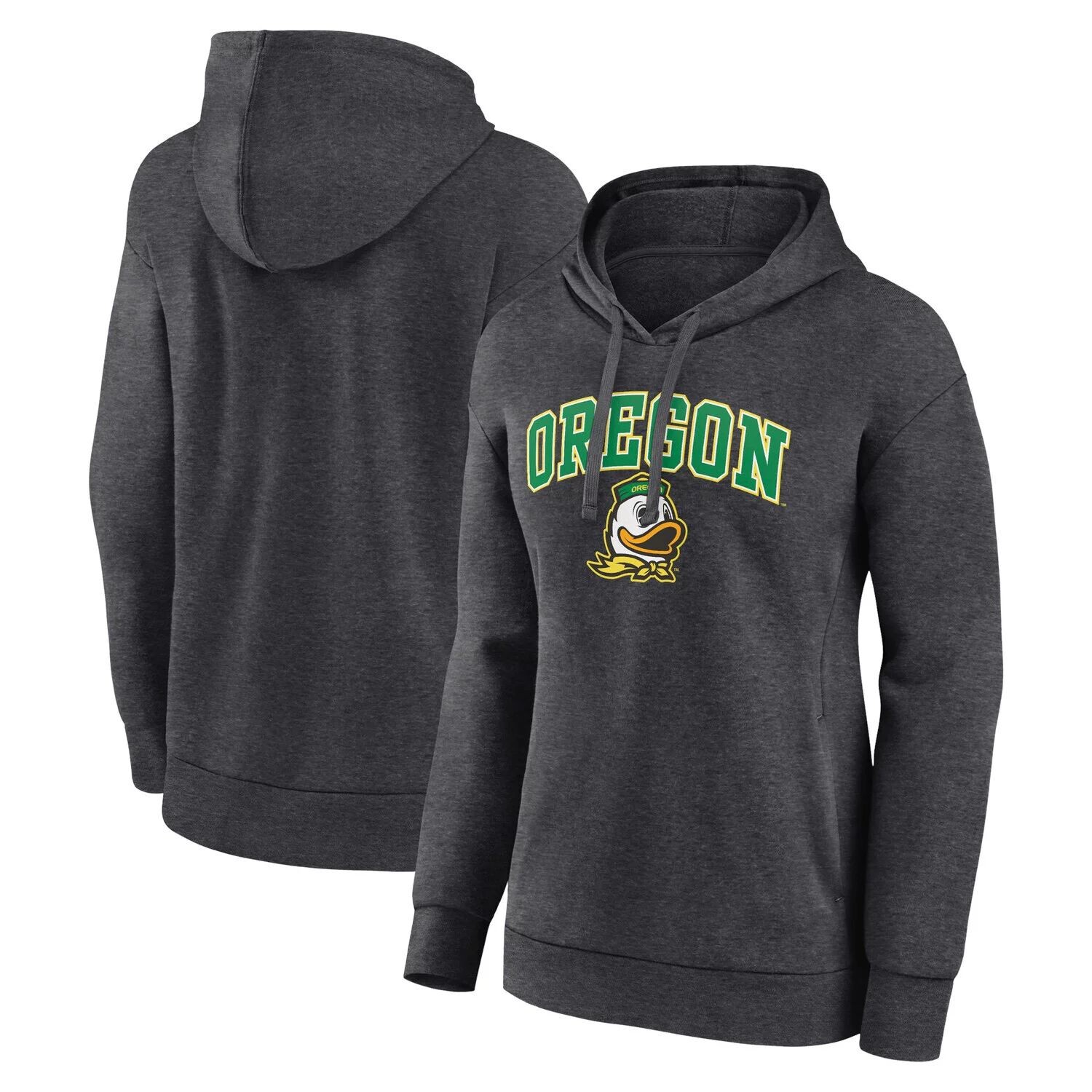 Женский пуловер с капюшоном Fanatics с логотипом Heather Charcoal Oregon Ducks Evergreen Campus Fanatics
Женский пуловер с капюшоном Fanatics с логотипом Heather Charcoal Oregon Ducks Evergreen Campus Fanatics