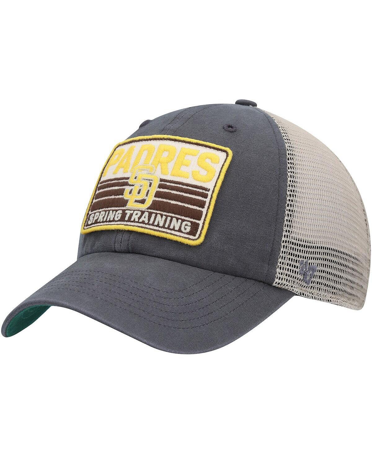 Мужская угольно-коричневая кепка San Diego Padres Four Stroke Clean Up Trucker Snapback '47 Brand
Мужская угольно-коричневая кепка San Diego Padres Four Stroke Clean Up Trucker Snapback '47 Brand