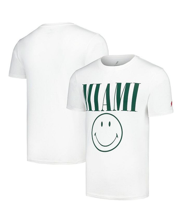 Мужская белая футболка Miami Hurricanes Smiley All American League Collegiate Wear, белый
Мужская белая футболка Miami Hurricanes Smiley All American League Collegiate Wear, белый