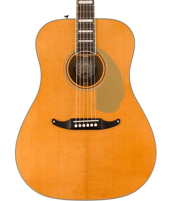 Акустическая гитара Fender King Vintage, Ovangkol Fingerboard, Acoustic-Electric Guitar - Aged Natural
Акустическая гитара Fender King Vintage, Ovangkol Fingerboard, Acoustic-Electric Guitar - Aged Natural
