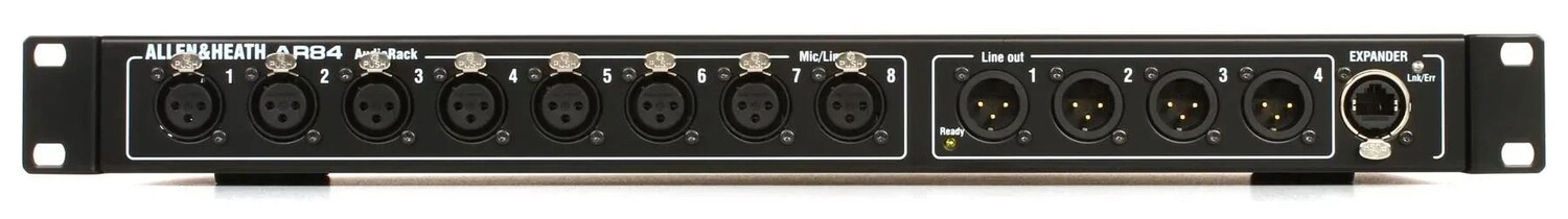 Расширитель ввода/вывода Allen & Heath AR84 8x4 для микшеров GLD/SQ/Qu/Avantis
Расширитель ввода/вывода Allen & Heath AR84 8x4 для микшеров GLD/SQ/Qu/Avantis