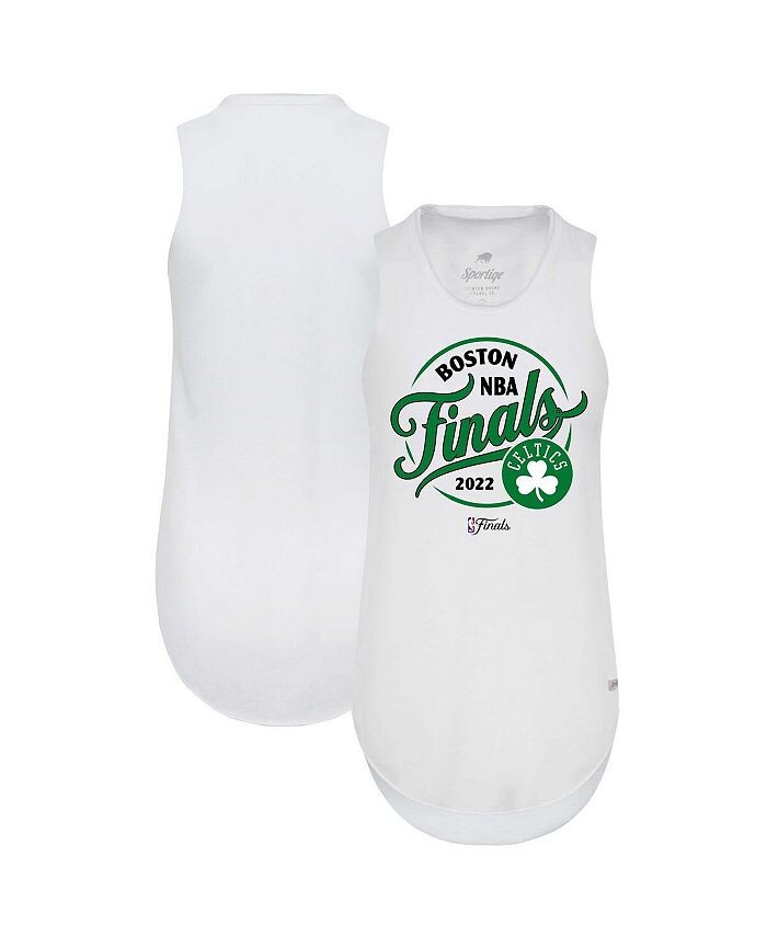 Женская белая майка Janie Tri-Blend для финала НБА Boston Celtics 2022 Sportiqe, белый 
Женская белая майка Janie Tri-Blend для финала НБА Boston Celtics 2022 Sportiqe, белый
