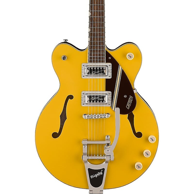 Электрогитара Gretsch Guitars G2604T Limited-Edition Streamliner Rally II Center Block Double-Cut With Bigsby Electric Guitar Bamboo Yellow and Copper Metallic
Электрогитара Gretsch Guitars G2604T Limited-Edition Streamliner Rally II Center Block Double-Cut With Bigsby Electric Guitar Bamboo Yellow and Copper Metallic