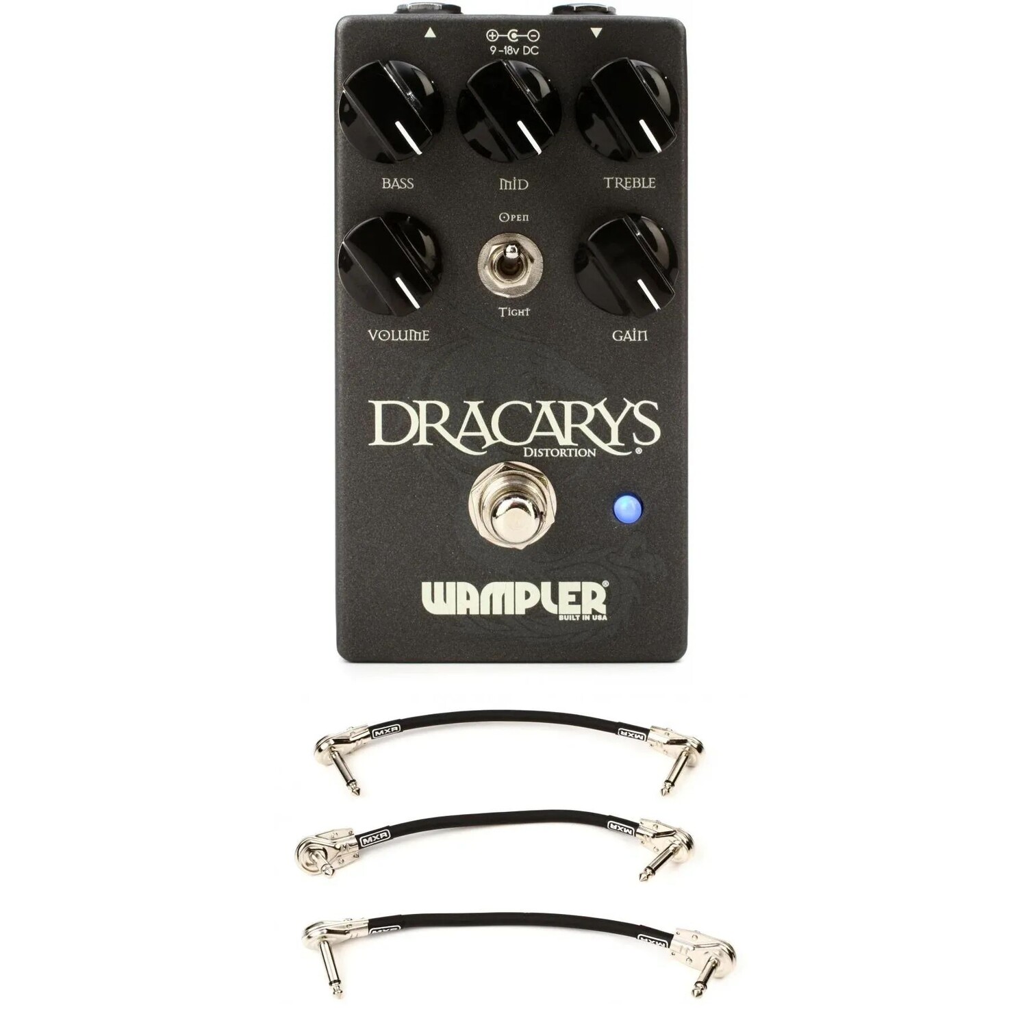 Педаль искажений Wampler Dracarys с высоким коэффициентом усиления и 3 соединительными кабелями
Педаль искажений Wampler Dracarys с высоким коэффициентом усиления и 3 соединительными кабелями