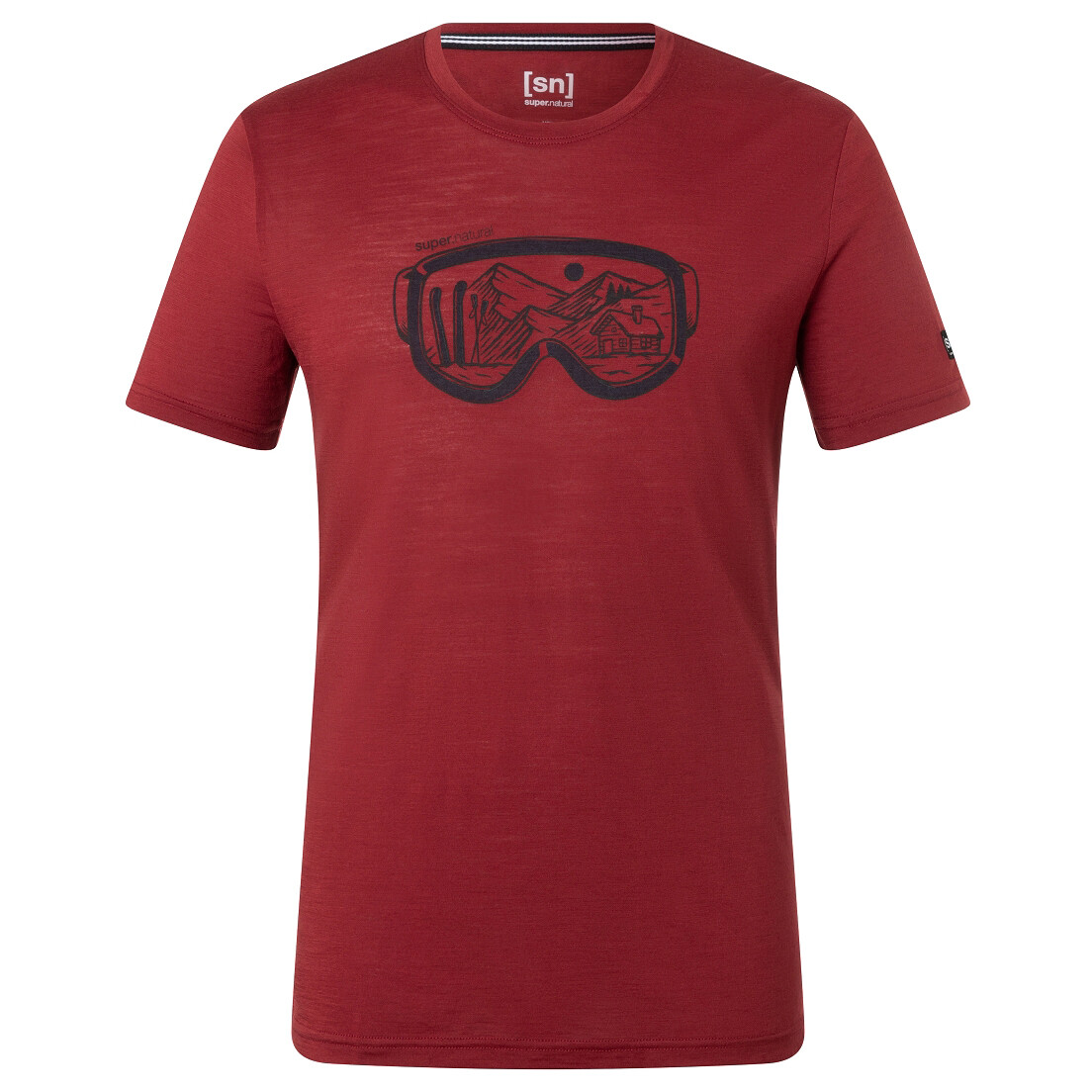 Рубашка из мериноса Super Natural Goggle Tee, цвет Sun Dried Tomato/Black Ink/Mysterioso
Рубашка из мериноса Super Natural Goggle Tee, цвет Sun Dried Tomato/Black Ink/Mysterioso