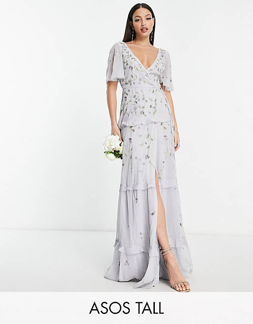 Голубое платье макси с развевающимися рукавами и вышивкой ASOS DESIGN Tall Bridesmaid
Голубое платье макси с развевающимися рукавами и вышивкой ASOS DESIGN Tall Bridesmaid