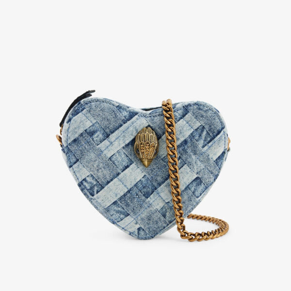 Сумка через плечо kensington в форме сердца из смесового денима Kurt Geiger London, цвет denim
Сумка через плечо kensington в форме сердца из смесового денима Kurt Geiger London, цвет denim