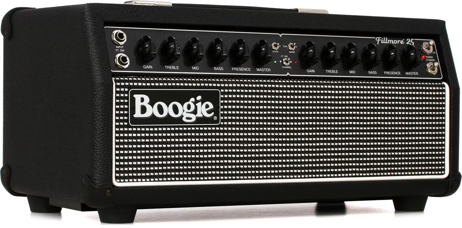 Mesa/Boogie Fillmore 25 — 2-канальная ламповая головка мощностью 18/23 Вт
Mesa/Boogie Fillmore 25 — 2-канальная ламповая головка мощностью 18/23 Вт