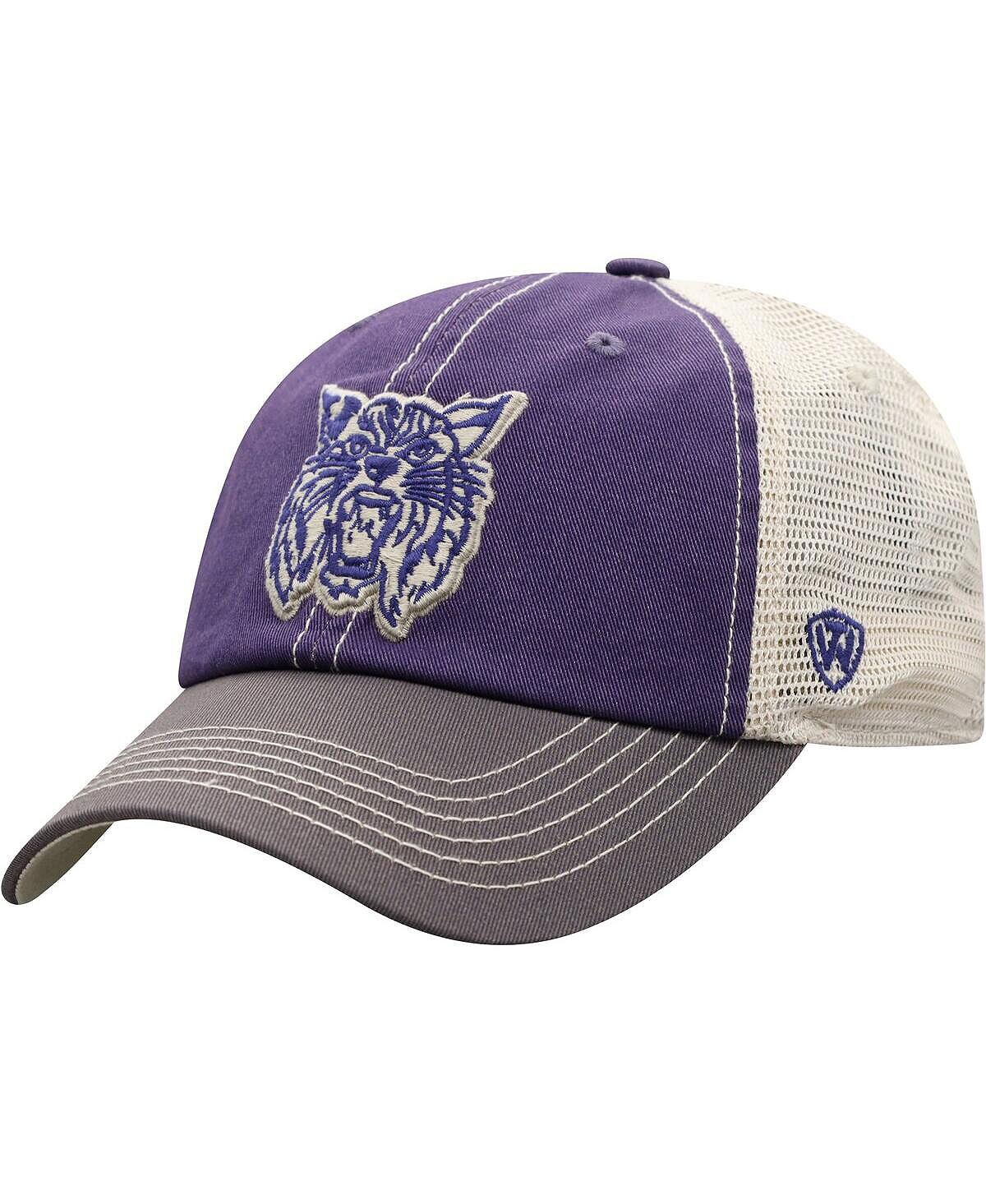 Мужская фиолетовая кепка Kansas State Wildcats Offroad Trucker Snapback Top of the World
Мужская фиолетовая кепка Kansas State Wildcats Offroad Trucker Snapback Top of the World