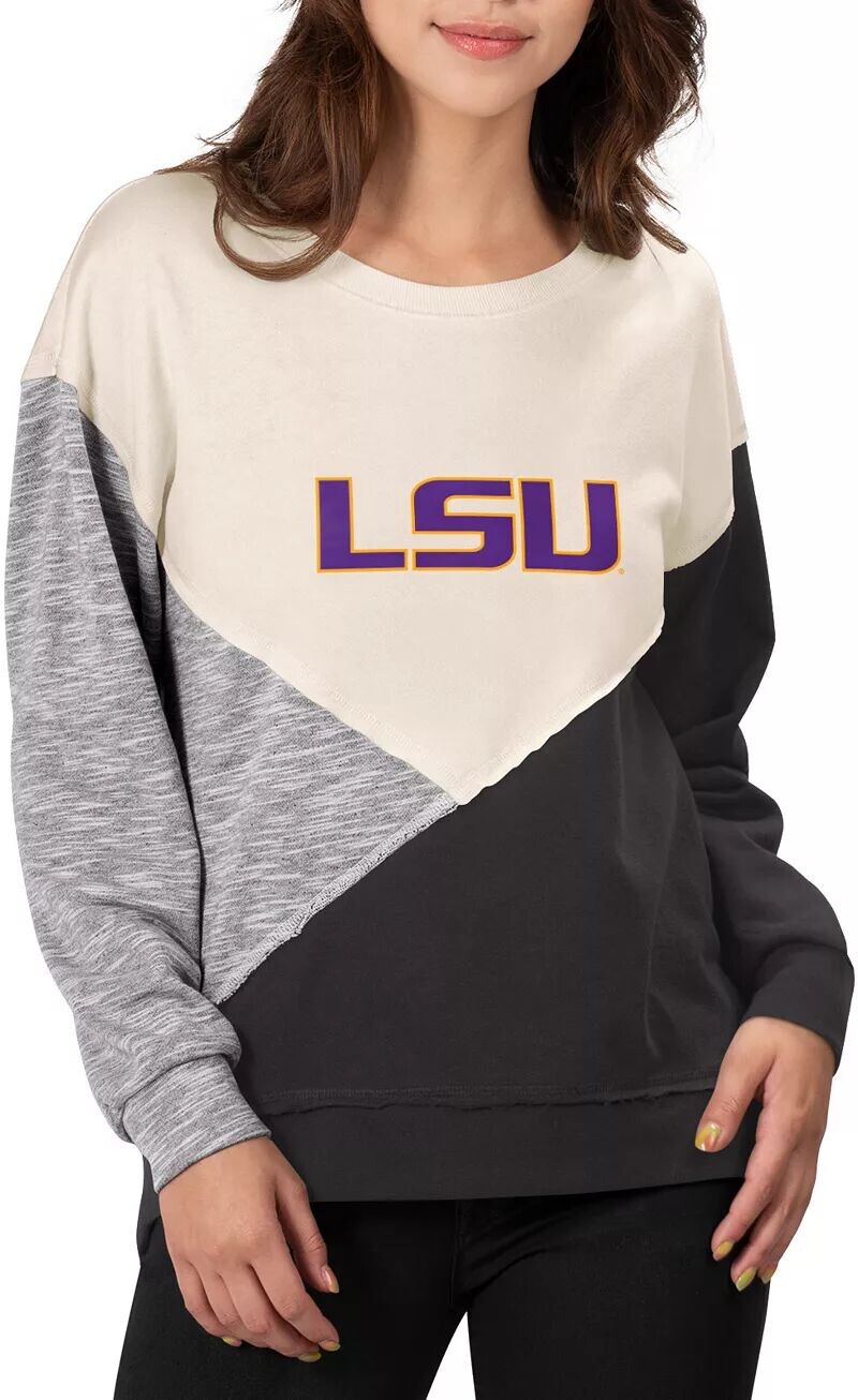 Черный женский свитшот с круглым вырезом Touch by Alyssa Milano LSU Tigers Star Player
Черный женский свитшот с круглым вырезом Touch by Alyssa Milano LSU Tigers Star Player