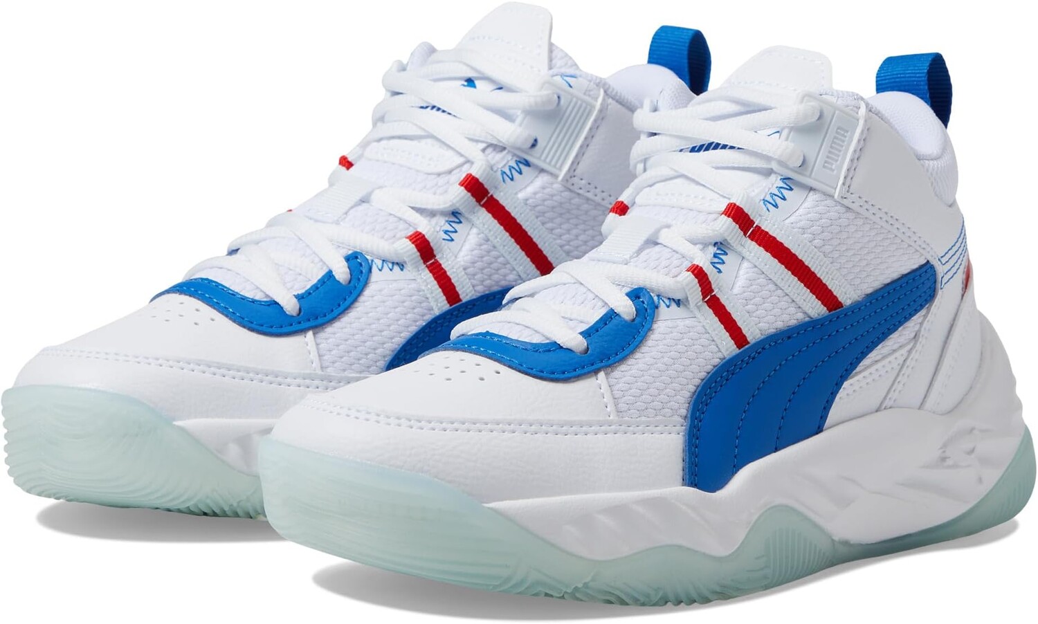 Кроссовки Puma Kids Rebound Future Next Gen Sneakers PUMA, цвет PUMA White/PUMA Team Royal/For All Time Red
Кроссовки Puma Kids Rebound Future Next Gen Sneakers PUMA, цвет PUMA White/PUMA Team Royal/For All Time Red