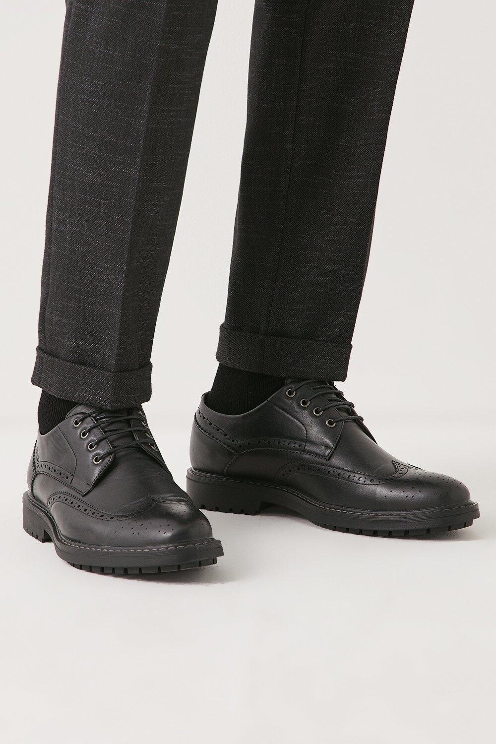 Мэн: повседневные туфли дерби Lenny Brogue с рифлением и шнуровкой Debenhams, черный
Мэн: повседневные туфли дерби Lenny Brogue с рифлением и шнуровкой Debenhams, черный