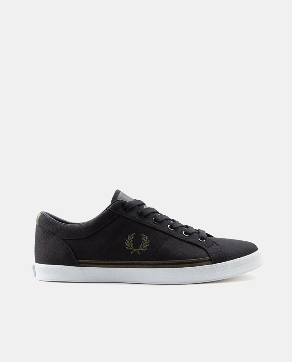 Мужские низкие кеды Baseline из парусины в форме шлема с логотипом Fred Perry, черный
Мужские низкие кеды Baseline из парусины в форме шлема с логотипом Fred Perry, черный