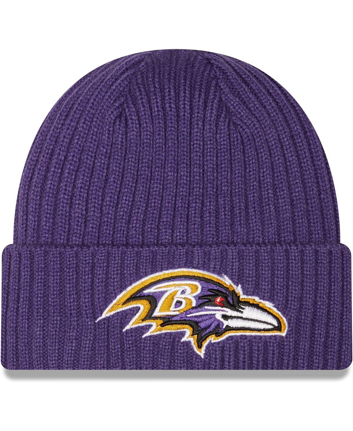 Мужская фиолетовая классическая вязаная шапка Baltimore Ravens Core с манжетами New Era
Мужская фиолетовая классическая вязаная шапка Baltimore Ravens Core с манжетами New Era