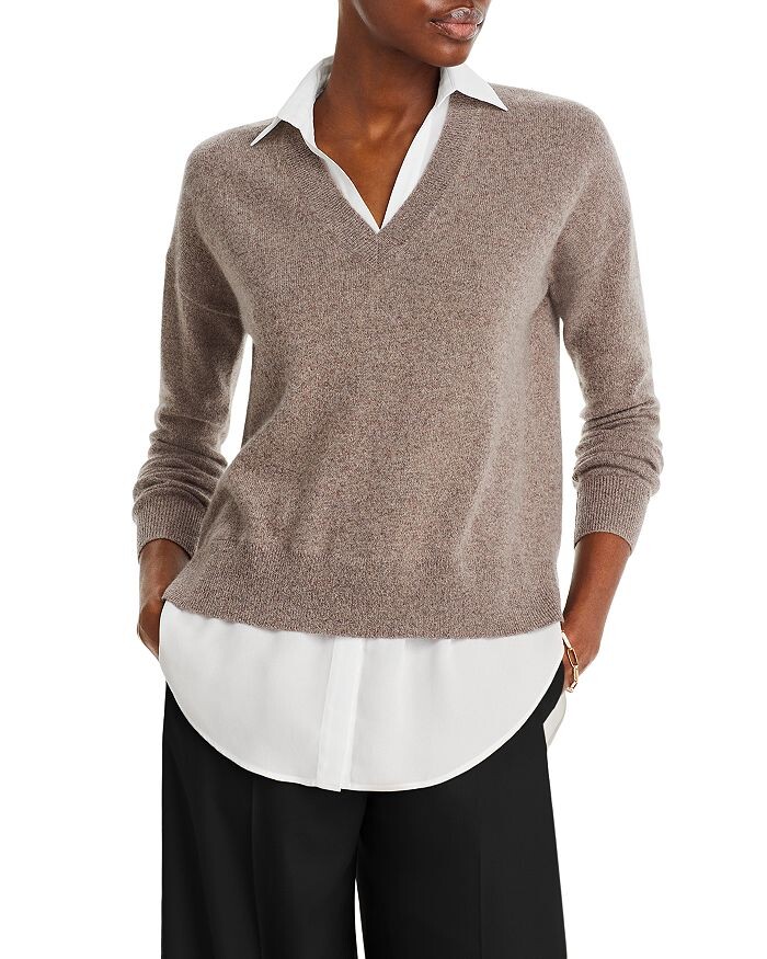 Многослойный кашемировый свитер — 100% эксклюзив C by Bloomingdale's Cashmere, Серый
Многослойный кашемировый свитер — 100% эксклюзив C by Bloomingdale's Cashmere, Серый