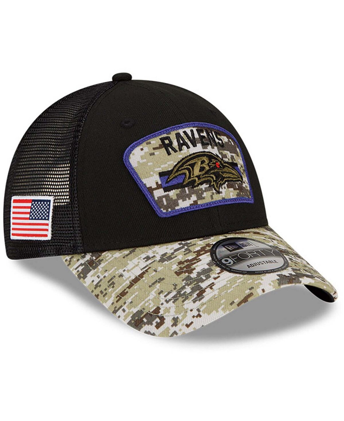 Мужская черная камуфляжная регулируемая кепка Baltimore Ravens 2021 Salute To Service Trucker 9FORTY Snapback New Era
Мужская черная камуфляжная регулируемая кепка Baltimore Ravens 2021 Salute To Service Trucker 9FORTY Snapback New Era