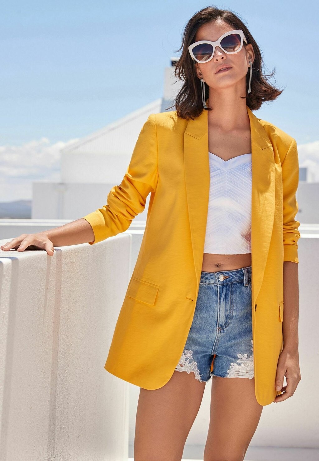 Короткое пальто Next, желтый
Короткое пальто Next, желтый