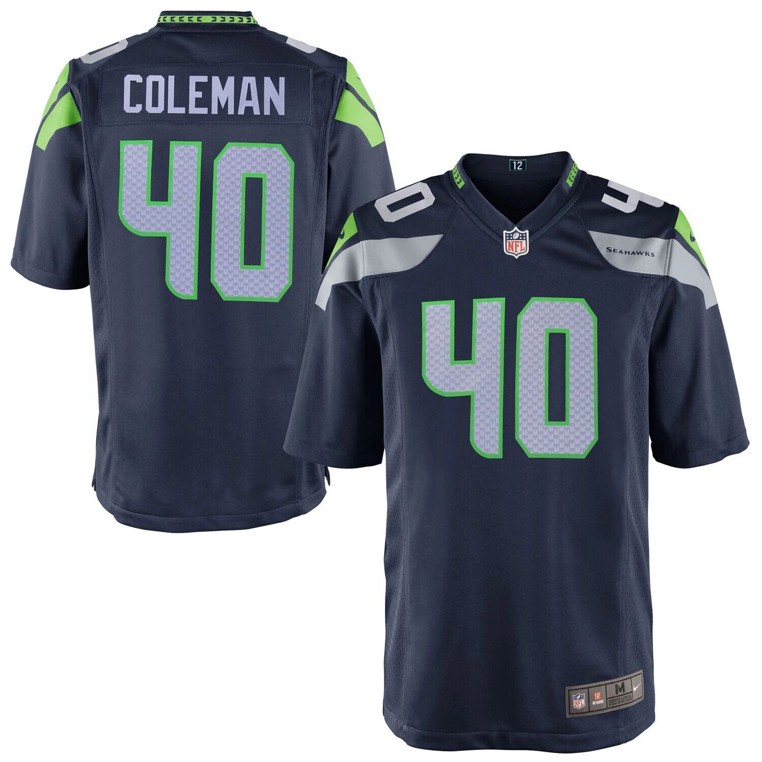 Молодежная футболка Nike Derrick Coleman College Navy Seattle Seahawks Team Color Game Джерси Nike
Молодежная футболка Nike Derrick Coleman College Navy Seattle Seahawks Team Color Game Джерси Nike