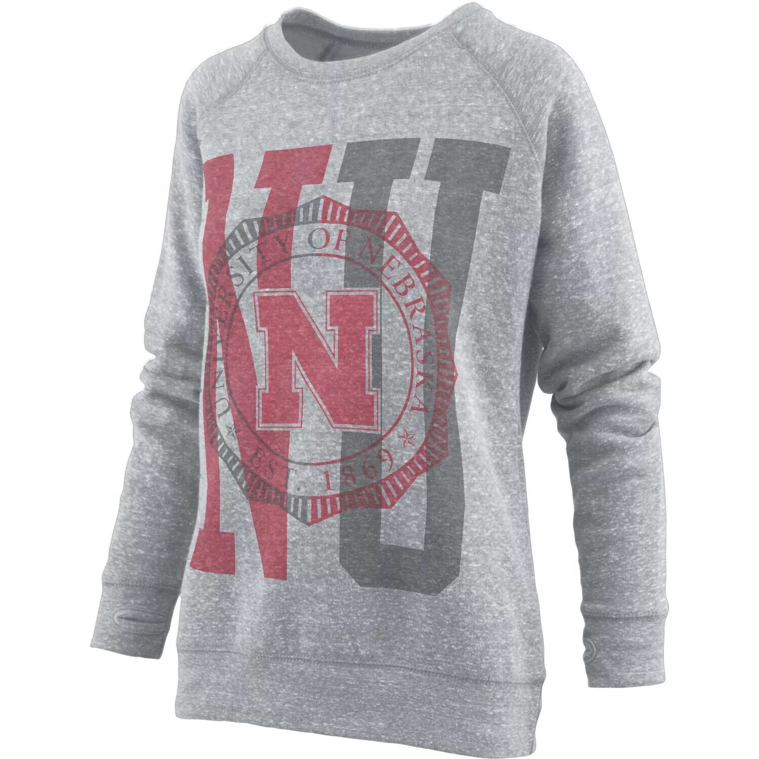 Женский пуловер Pressbox Heather Grey Nebraska Huskers Knobi реглан свитшот
Женский пуловер Pressbox Heather Grey Nebraska Huskers Knobi реглан свитшот