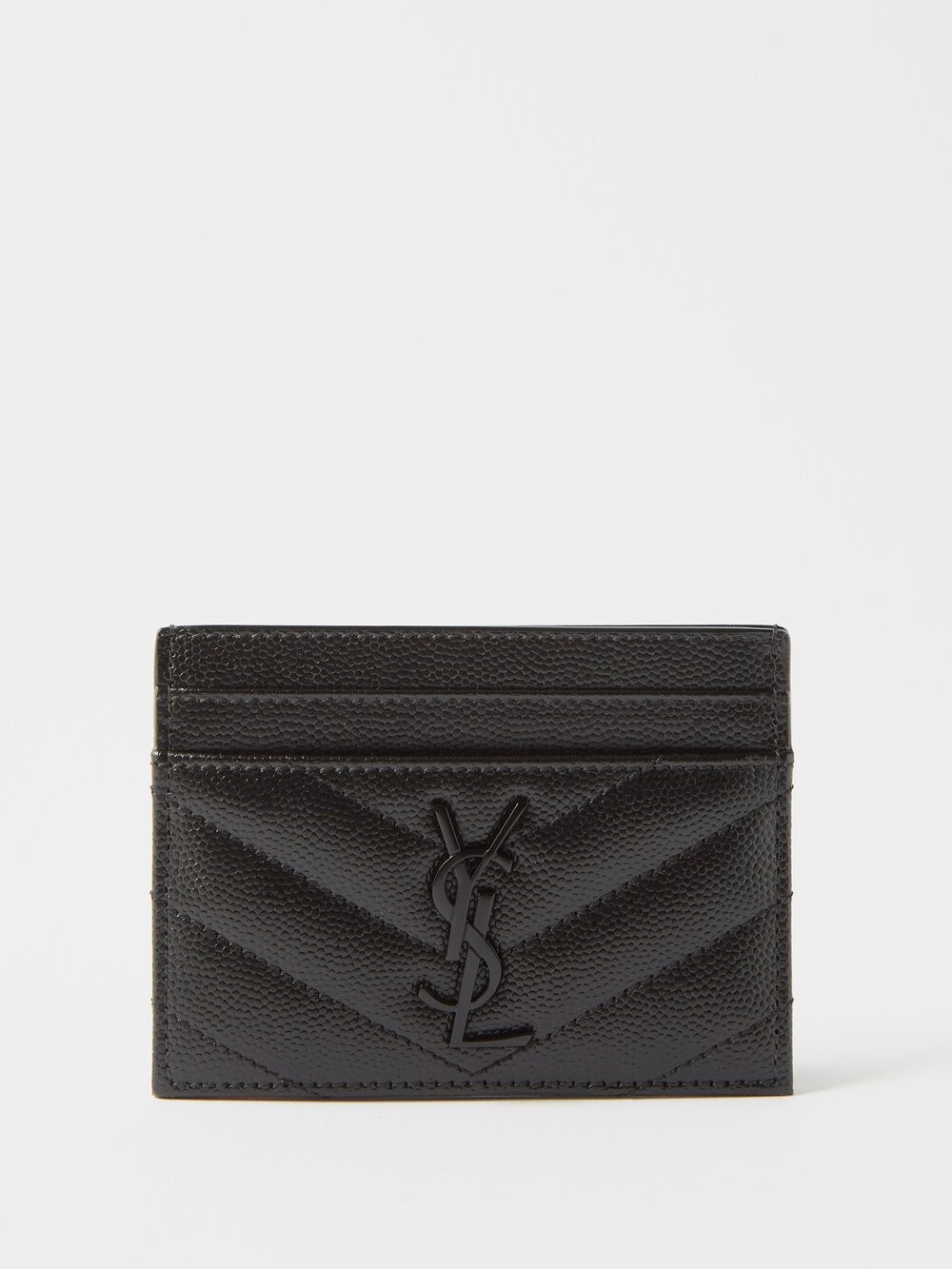 Стеганый картхолдер из шагреневой кожи с металлической пластинкой ysl Saint Laurent, черный
Стеганый картхолдер из шагреневой кожи с металлической пластинкой ysl Saint Laurent, черный