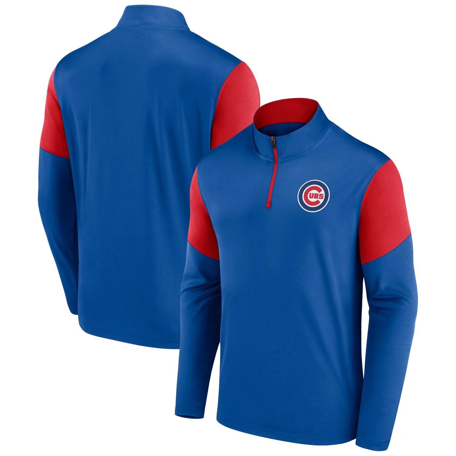 Мужская фирменная куртка с молнией четверть четверти с логотипом Chicago Cubs Primary Royal/Red Fanatics
Мужская фирменная куртка с молнией четверть четверти с логотипом Chicago Cubs Primary Royal/Red Fanatics