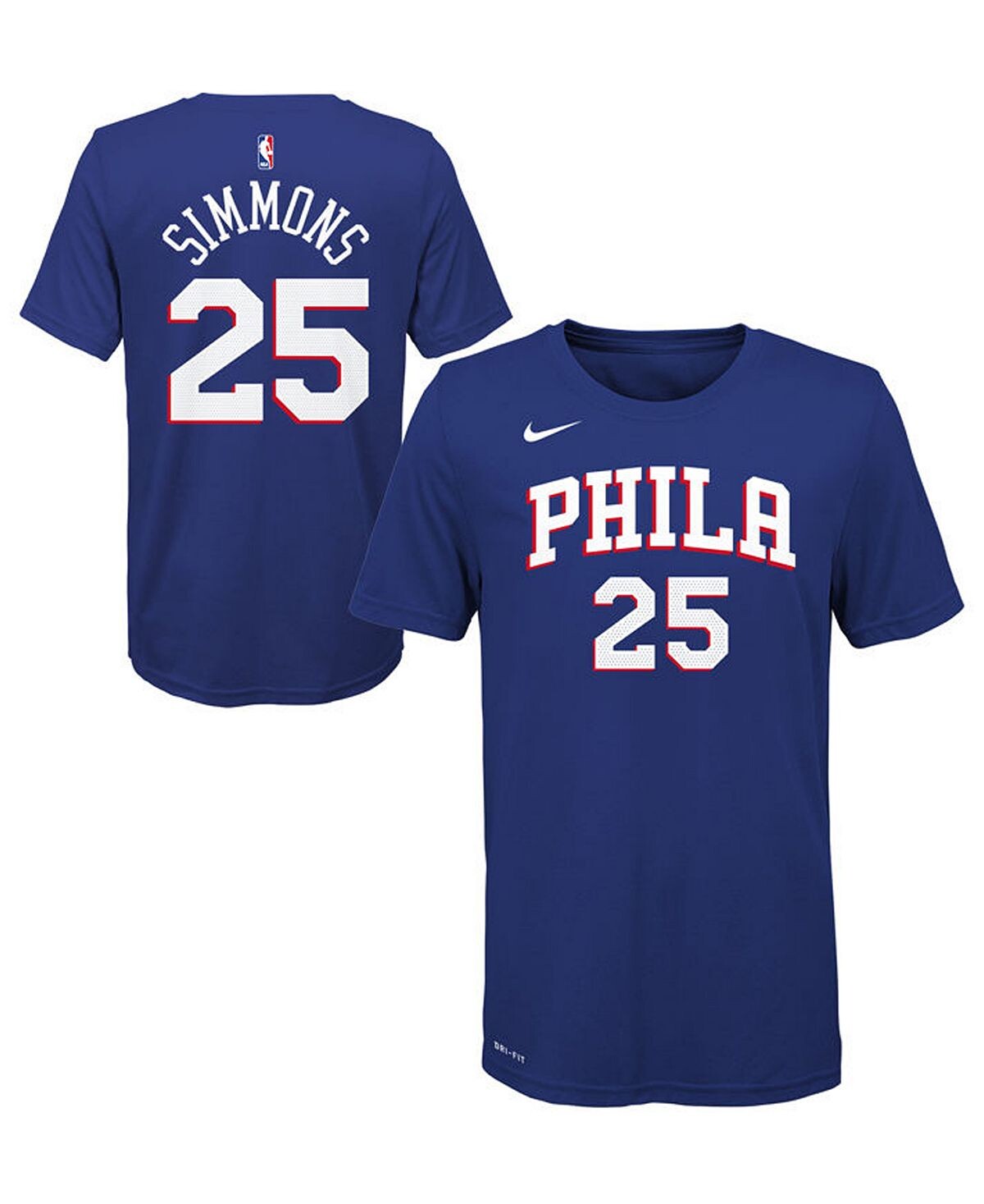 Футболка Ben Simmons Philadelphia 76ers Icon с именем и номером, Big Boys (8–20) Nike
Футболка Ben Simmons Philadelphia 76ers Icon с именем и номером, Big Boys (8–20) Nike