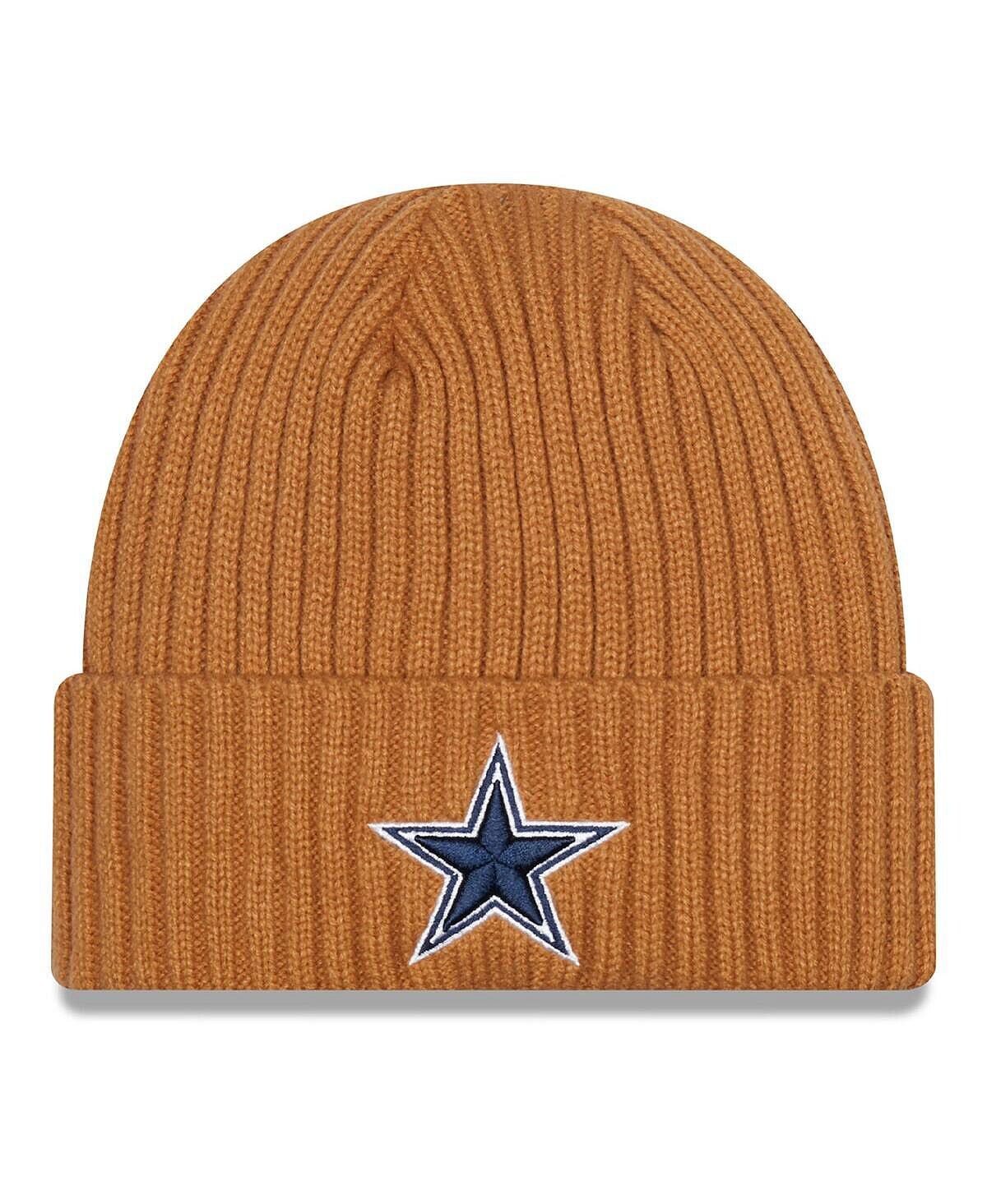 Мужская коричневая классическая вязаная шапка Dallas Cowboys Core с манжетами New Era
Мужская коричневая классическая вязаная шапка Dallas Cowboys Core с манжетами New Era
