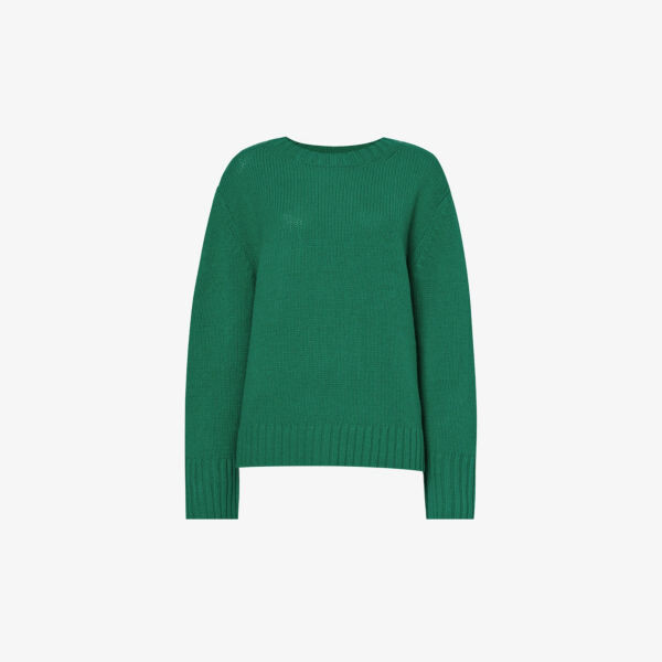 Джемпер karine из смеси шерсти и кашемира с круглым вырезом 360 Cashmere, цвет jungle
Джемпер karine из смеси шерсти и кашемира с круглым вырезом 360 Cashmere, цвет jungle