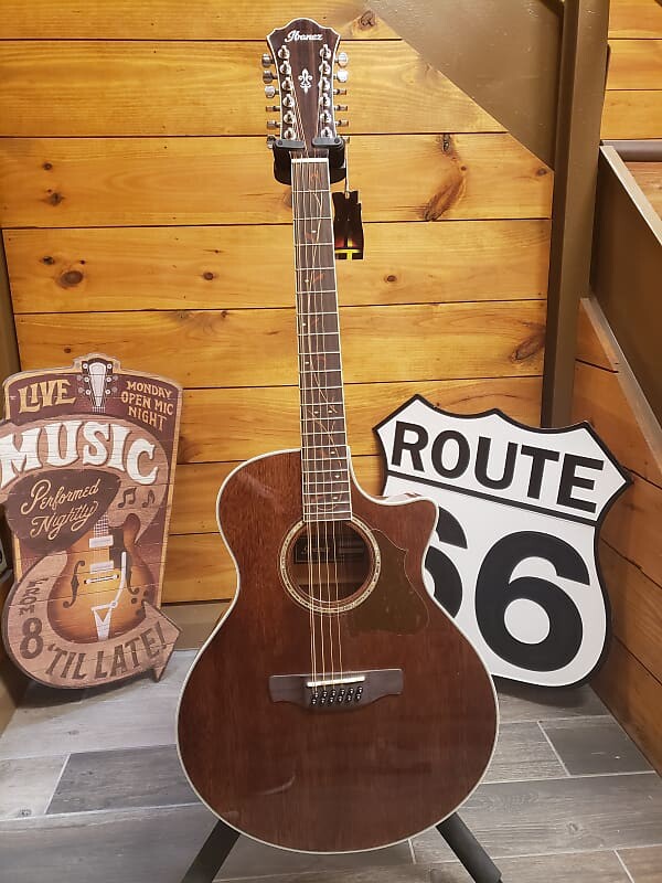 Ibanez 12 String AE245-NT Акустическая/электрическая верхняя дека из цельного красного дерева, натуральный глянец AE245-NT Solid Mahogany Top Acoustic/Electric Guitar
Ibanez 12 String AE245-NT Акустическая/электрическая верхняя дека из цельного красного дерева, натуральный глянец AE245-NT Solid Mahogany Top Acoustic/Electric Guitar