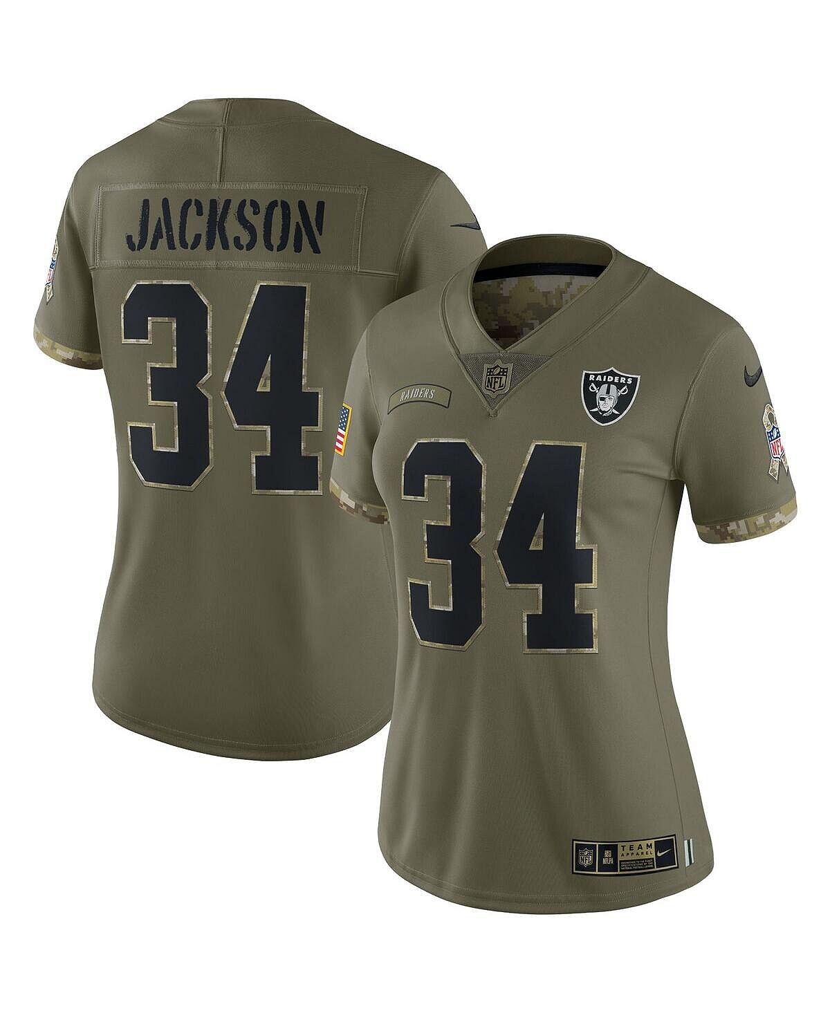Женская футболка bo jackson olive las vegas raiders 2022 salute to service renied player limited jersey Nike
Женская футболка bo jackson olive las vegas raiders 2022 salute to service renied player limited jersey Nike