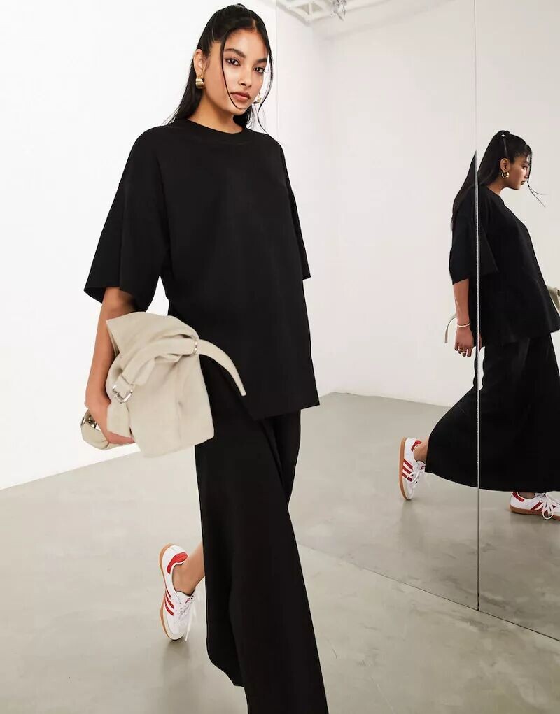 Юбка макси прямого кроя ASOS из плотного фактурного джерси премиум-класса черного цвета, однотонная
Юбка макси прямого кроя ASOS из плотного фактурного джерси премиум-класса черного цвета, однотонная