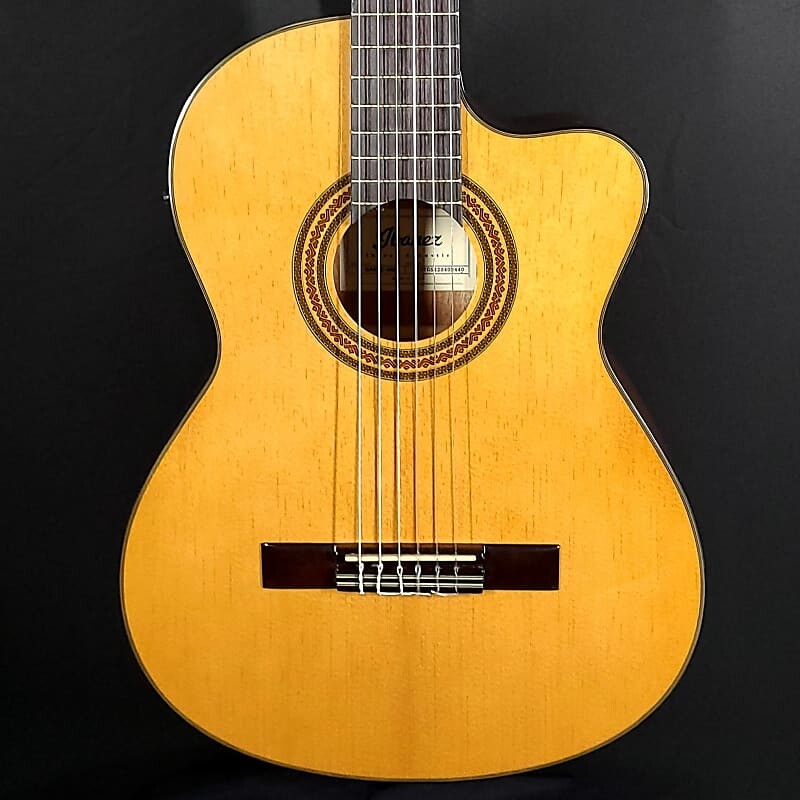 Ibanez GA6CE-AM Янтарная глянцевая классическая гитара #440 GA6CE-AM Amber High Gloss Classical Guitar #440
Ibanez GA6CE-AM Янтарная глянцевая классическая гитара #440 GA6CE-AM Amber High Gloss Classical Guitar #440