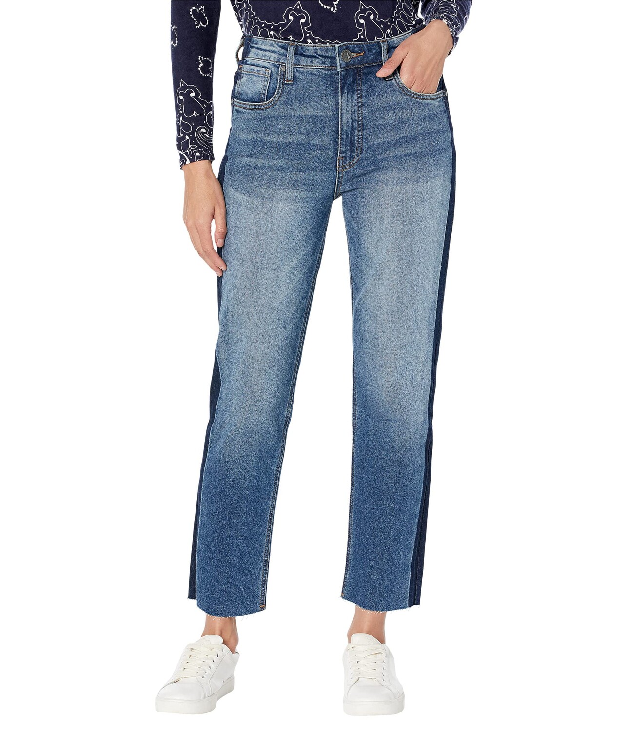 Джинсы KUT from the Kloth, Elizabeth High-Rise Fab Ab-Raw Hem-Shadow At Side in Designer
Джинсы KUT from the Kloth, Elizabeth High-Rise Fab Ab-Raw Hem-Shadow At Side in Designer
