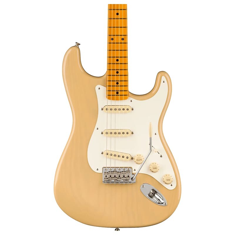 Fender American Vintage II 1957 Stratocaster, винтажная блондинка с твидовым футляром
Fender American Vintage II 1957 Stratocaster, винтажная блондинка с твидовым футляром