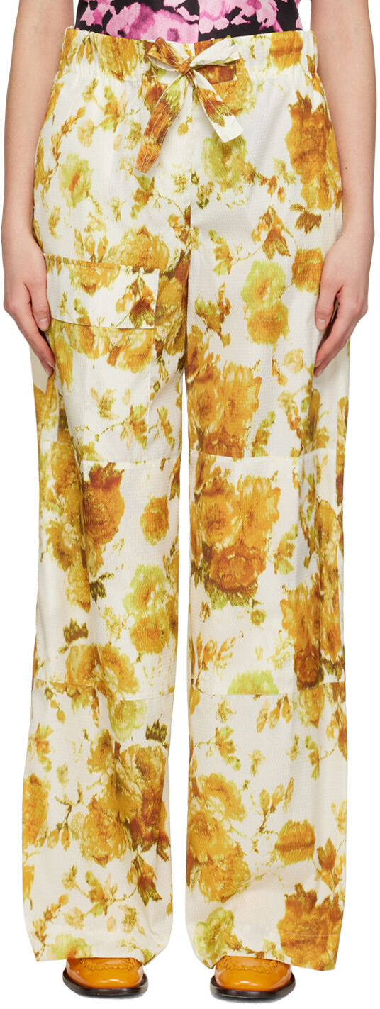 Желтые брюки с цветочным принтом Dries Van Noten, Желтый, Желтые брюки с цветочным принтом Dries Van Noten
Желтые брюки с цветочным принтом Dries Van Noten, Желтый, Желтые брюки с цветочным принтом Dries Van Noten