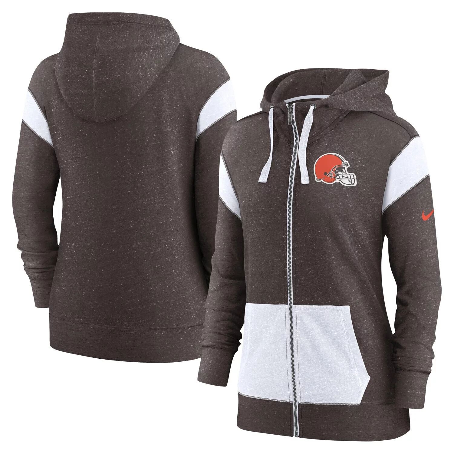 Женская худи с молнией во всю длину Nike Heathered Brown/Heathered White Cleveland Browns Monaco Nike
Женская худи с молнией во всю длину Nike Heathered Brown/Heathered White Cleveland Browns Monaco Nike