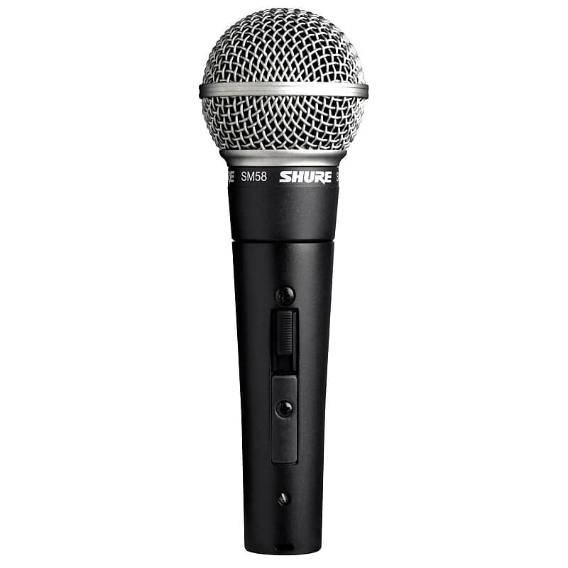 Кардиоидный динамический вокальный микрофон Shure SM58S Handheld Cardioid Dynamic Microphone with On / Off Switch
Кардиоидный динамический вокальный микрофон Shure SM58S Handheld Cardioid Dynamic Microphone with On / Off Switch