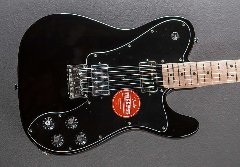Telecaster Deluxe серии Affinity — черный с кленом Squier Affinity Series Telecaster Deluxe - w/Maple
Telecaster Deluxe серии Affinity — черный с кленом Squier Affinity Series Telecaster Deluxe - w/Maple
