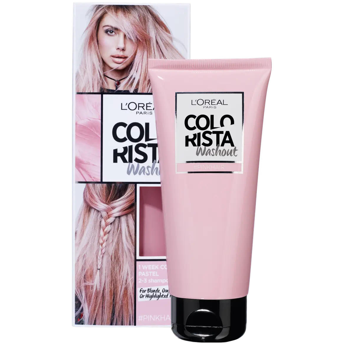 L'Oréal Paris Colorista Washout краска для волос однонедельная #pinkhair, 1 упаковка
L'Oréal Paris Colorista Washout краска для волос однонедельная #pinkhair, 1 упаковка