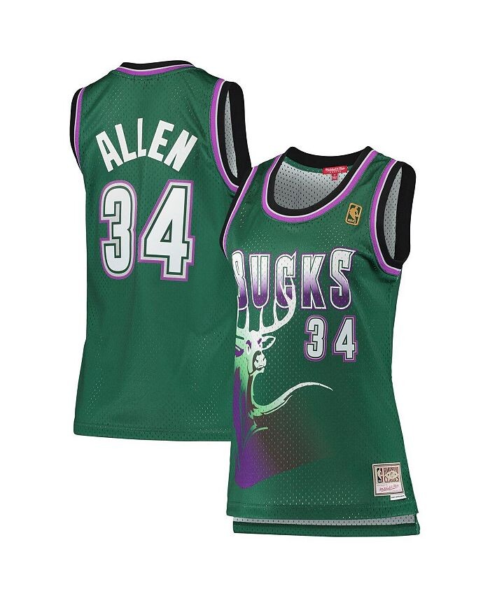 Женская майка Рэй Аллен Грин Милуоки Бакс 1996-97 гг. Hardwood Classics Swingman Mitchell & Ness, зеленый
Женская майка Рэй Аллен Грин Милуоки Бакс 1996-97 гг. Hardwood Classics Swingman Mitchell & Ness, зеленый