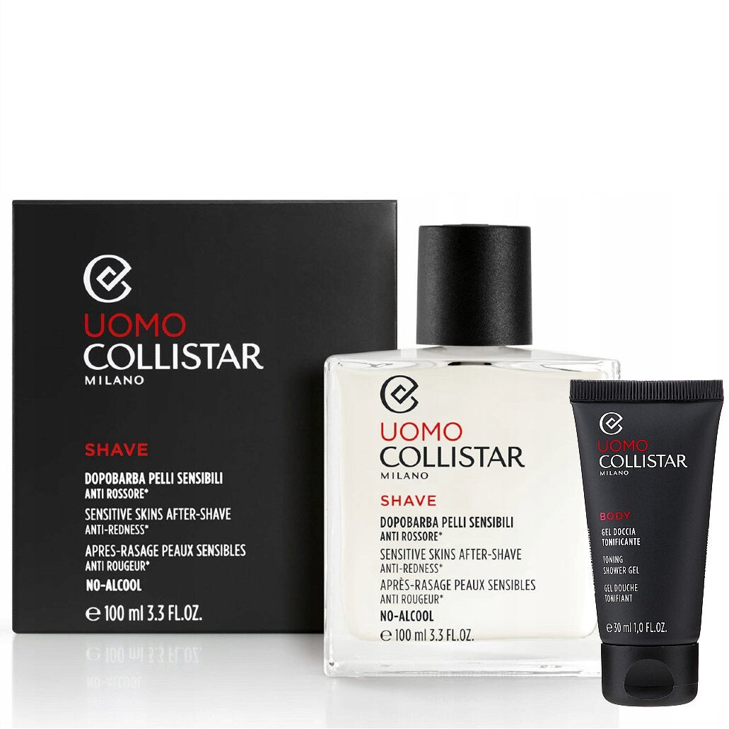 Collistar Sensitive Skins After-Shave set Эмульсия после бритья для чувствительной кожи 100мл + Тонизирующий гель для душа Тонизирующий гель для душа 30мл
Collistar Sensitive Skins After-Shave set Эмульсия после бритья для чувствительной кожи 100мл + Тонизирующий гель для душа Тонизирующий гель для душа 30мл