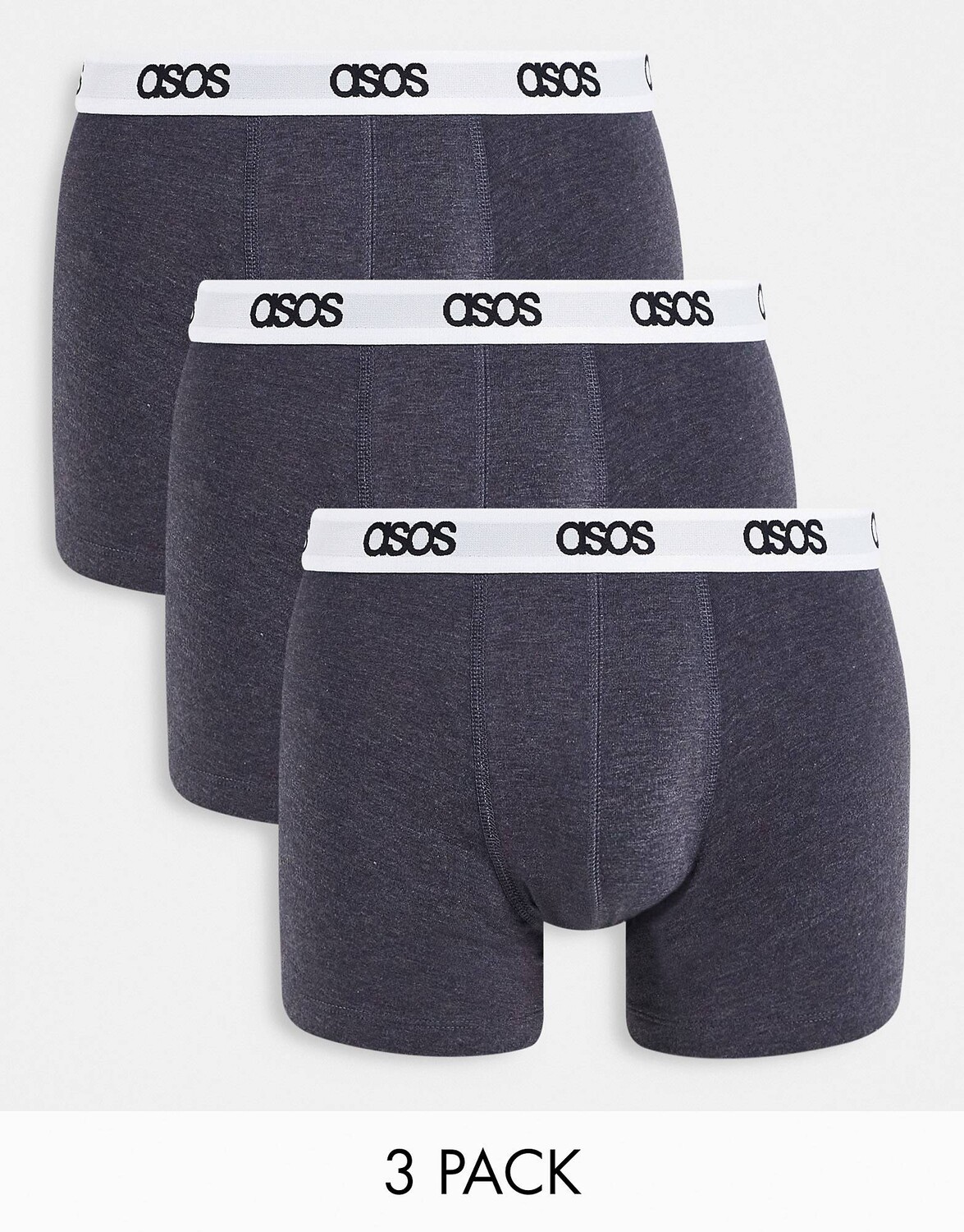 Набор из 3 хлопковых плавок ASOS DESIGN темно-серого меланжевого цвета с поясом с логотипом - GRAY
Набор из 3 хлопковых плавок ASOS DESIGN темно-серого меланжевого цвета с поясом с логотипом - GRAY
