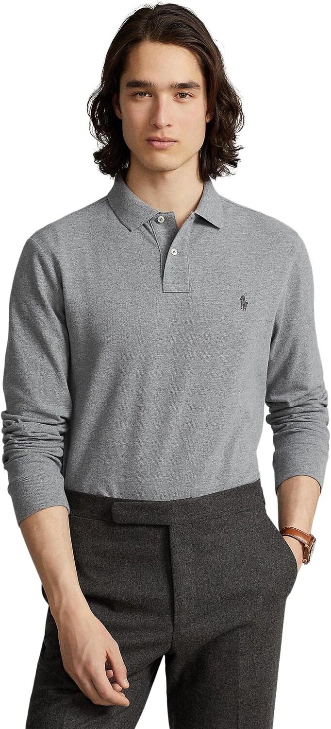 Рубашка-поло Classic Fit Mesh Long-Sleeve Polo Shirt Polo Ralph Lauren, цвет Steel Heather/C9949
Рубашка-поло Classic Fit Mesh Long-Sleeve Polo Shirt Polo Ralph Lauren, цвет Steel Heather/C9949