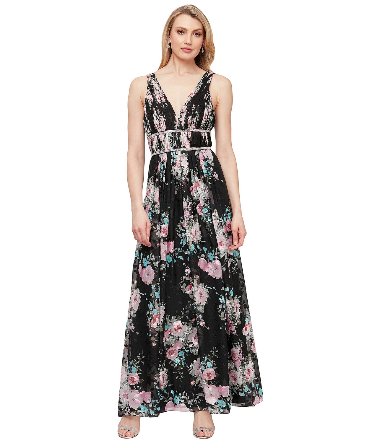 Платье Alex Evenings, Long Printed Sleeveless Maxi Dress with V Neckline Waist Detail and Skirt
Платье Alex Evenings, Long Printed Sleeveless Maxi Dress with V Neckline Waist Detail and Skirt