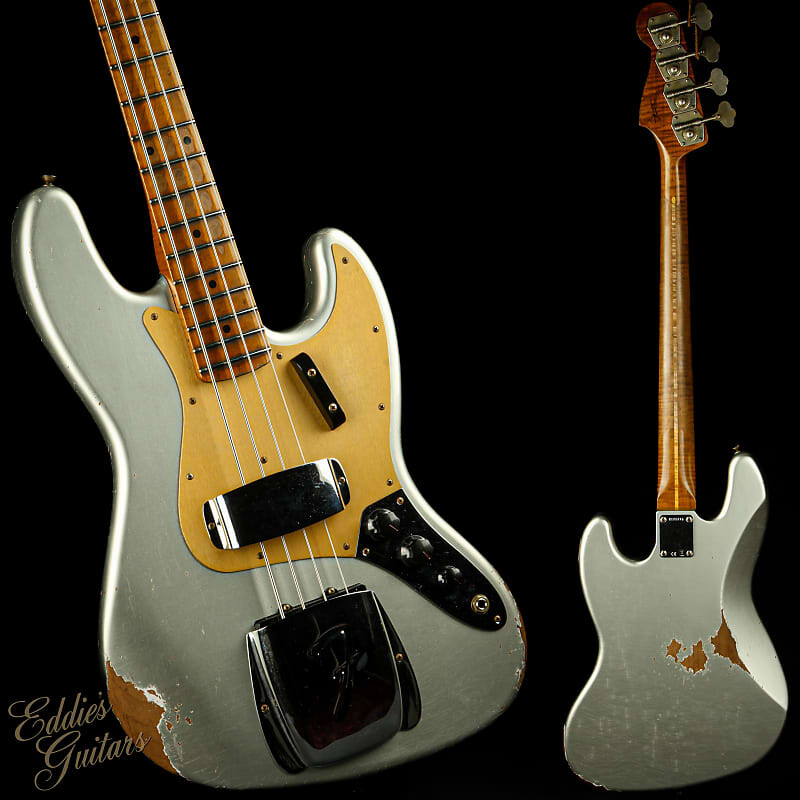 Гитары Fender Eddie's Exclusive Custom Shop 1964 Jazz Bass Heavy Relic - Inca Silver Eddie's Guitars Exclusive Custom Shop 1964 Jazz Bass Heavy Relic - Inca Silver
Гитары Fender Eddie's Exclusive Custom Shop 1964 Jazz Bass Heavy Relic - Inca Silver Eddie's Guitars Exclusive Custom Shop 1964 Jazz Bass Heavy Relic - Inca Silver
