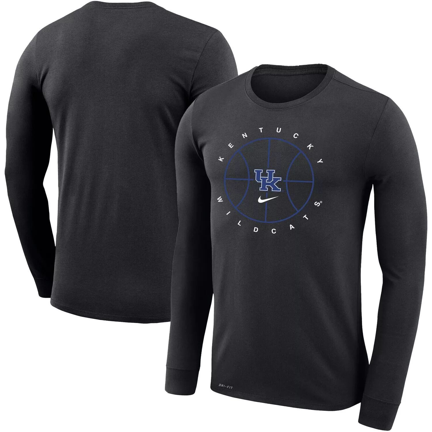 Мужская черная футболка с длинным рукавом Kentucky Wildcats Basketball Icon Legend Performance Nike, Черный
Мужская черная футболка с длинным рукавом Kentucky Wildcats Basketball Icon Legend Performance Nike, Черный