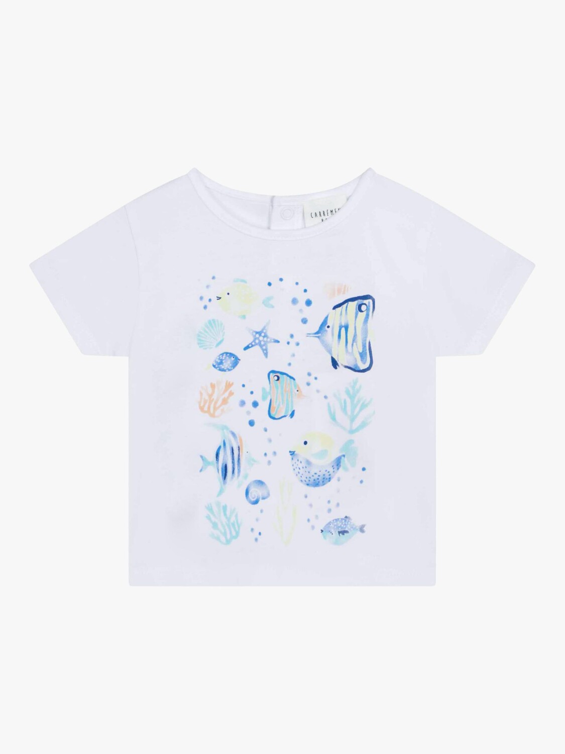 Carrément Beau Baby Хлопковая футболка с короткими рукавами Ocean, белый/разноцветный
Carrément Beau Baby Хлопковая футболка с короткими рукавами Ocean, белый/разноцветный