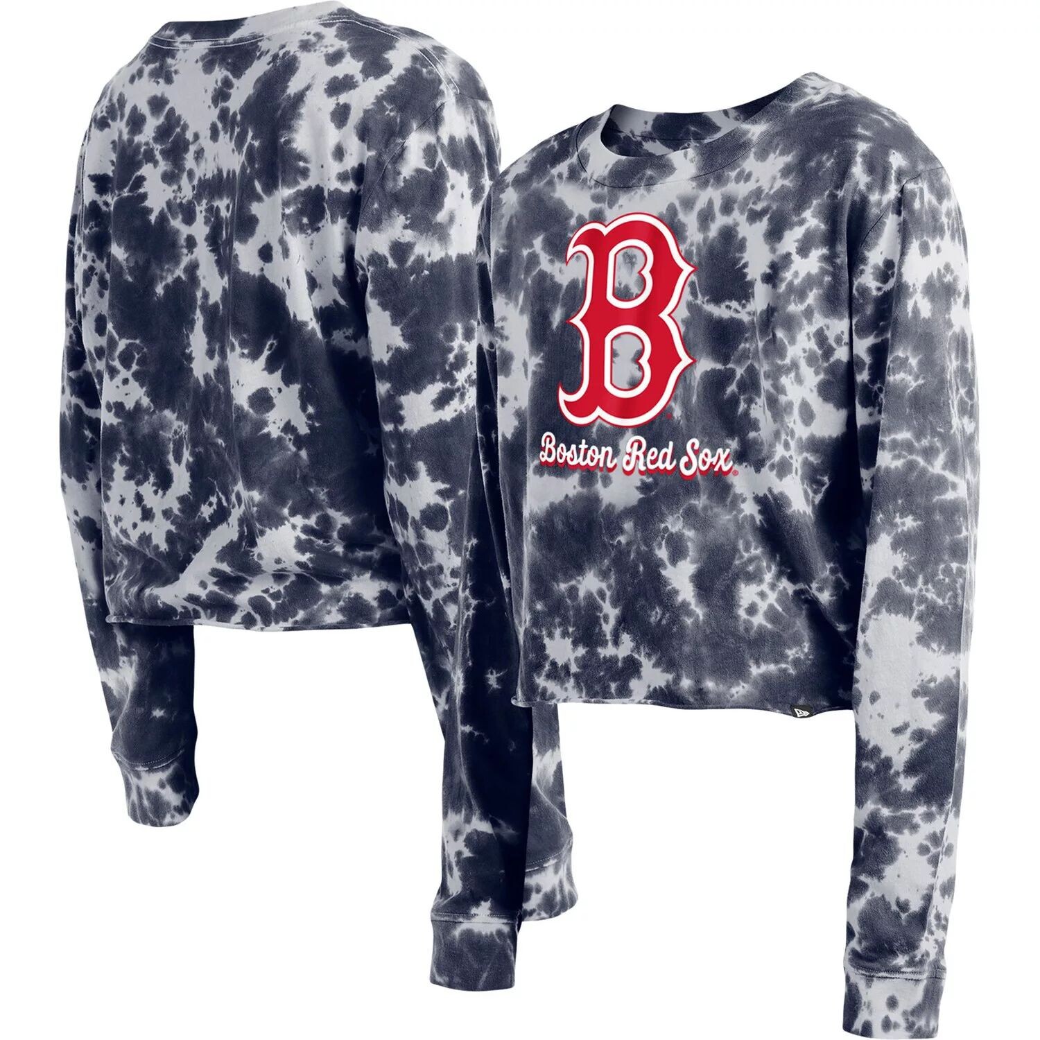 Женская укороченная футболка с длинными рукавами New Era Boston Red Sox с принтом тай-дай New Era
Женская укороченная футболка с длинными рукавами New Era Boston Red Sox с принтом тай-дай New Era