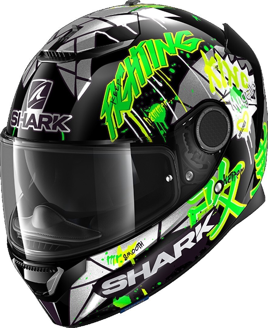Шлем Shark Spartan Replica Lorenzo Catalunya GP Helmet с логотипом, черный/зеленый
Шлем Shark Spartan Replica Lorenzo Catalunya GP Helmet с логотипом, черный/зеленый