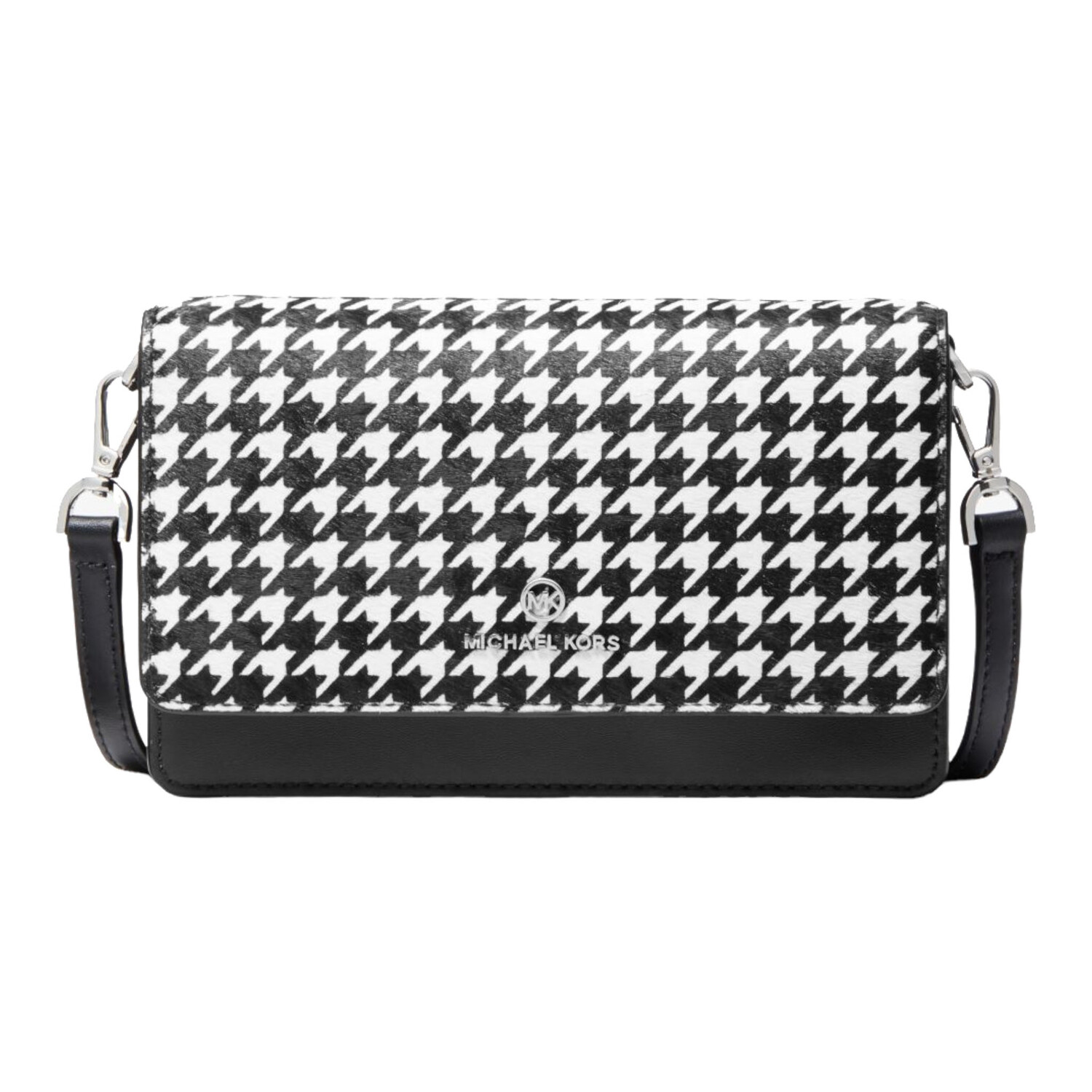 Сумка Michael Michael Kors Jet Set Small Houndstooth Printed Calf Hair Smartphone Crossbody, черный/белый
Сумка Michael Michael Kors Jet Set Small Houndstooth Printed Calf Hair Smartphone Crossbody, черный/белый